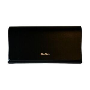 MaxMara Black Sunglass Case & Cleaning Cloth NWOT